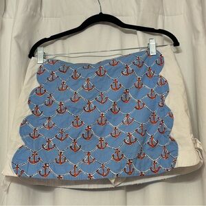 EUC Lilly Pulitzer Anchors Aweigh Skort